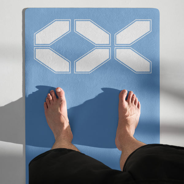 Metafish Blue Workout Mat