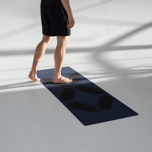 Metafish Navy Statement Workout Mat