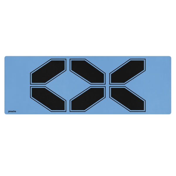 Metafish Blue Statement Workout Mat