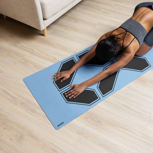 Metafish Blue Statement Workout Mat