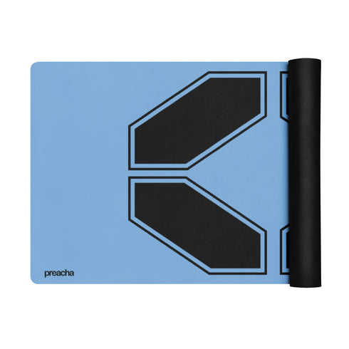 Metafish Blue Statement Workout Mat