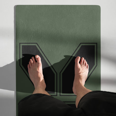 Metafish Green Statement Workout Mat