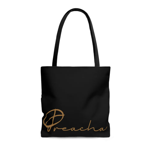 Preacha Black Zest Tote Bag