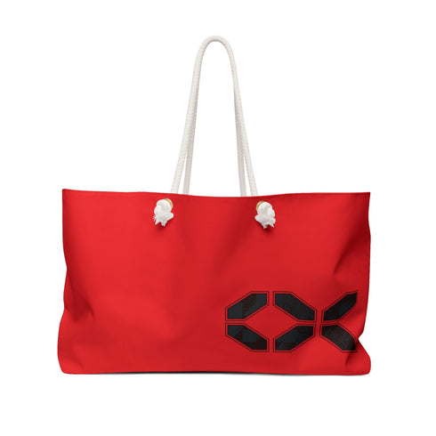 Metafish Crimson Weekender Tote Bag