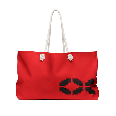 Metafish Crimson Weekender Tote Bag