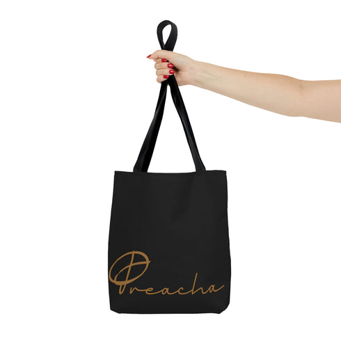 Preacha Black Zest Tote Bag