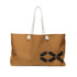 Metafish Mocha God Weekender Tote Bag