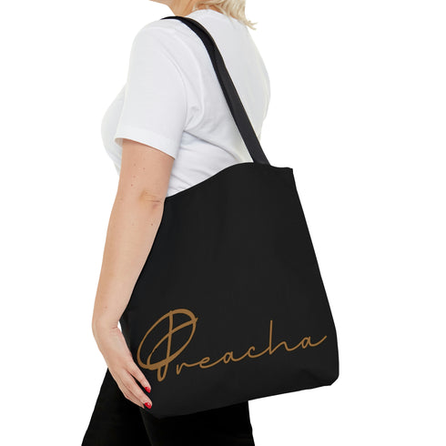 Preacha Black Zest Tote Bag