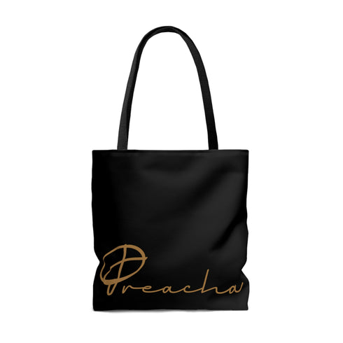 Preacha Black Zest Tote Bag