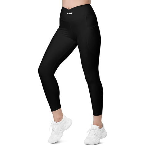 G-Rated Crossover Leggings With Pockets