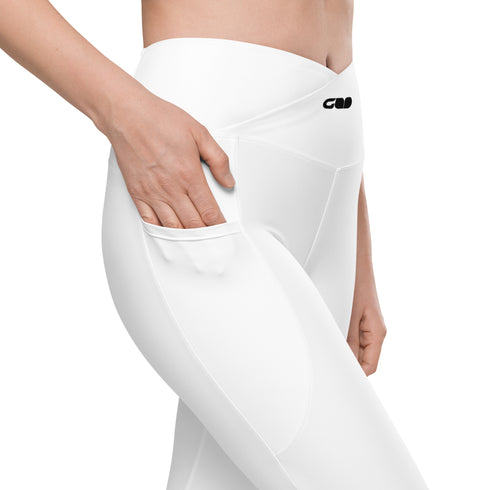 G-Rated Onyx Crossover Leggings With Pockets
