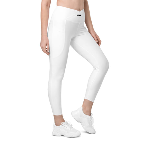 G-Rated Onyx Crossover Leggings With Pockets