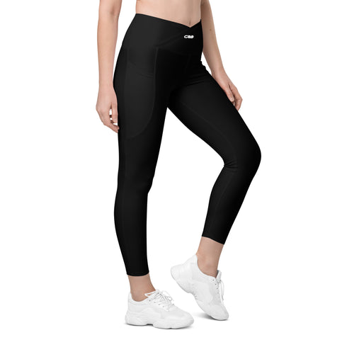 G-Rated Crossover Leggings With Pockets