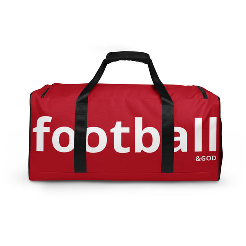 Football &God Crimson City Duffle Bag