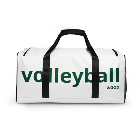 Volleyball &God Shamrock City Duffle Bag