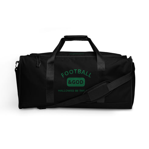 Football &God Evergreen Duffle Bag