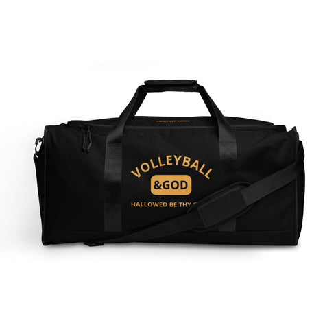 Volleyball &God King Duffle Bag