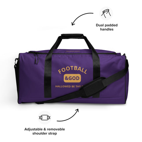 Football &God Icon Duffle Bag