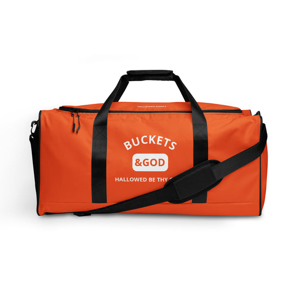 Buckets &God Orange Duffle Bag