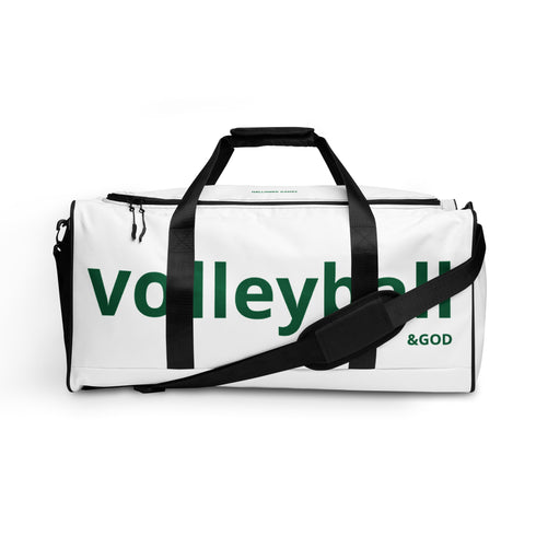 Volleyball &God Shamrock City Duffle Bag