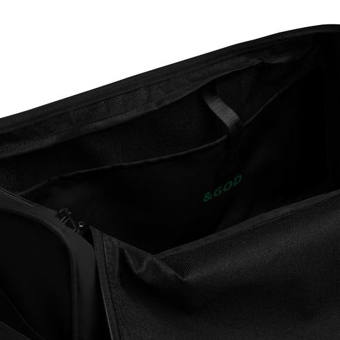 Volleyball &God Evergreen Duffle Bag