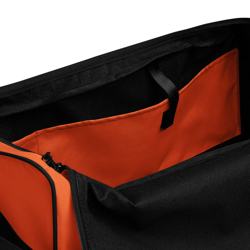 Football &God Orange Duffle Bag
