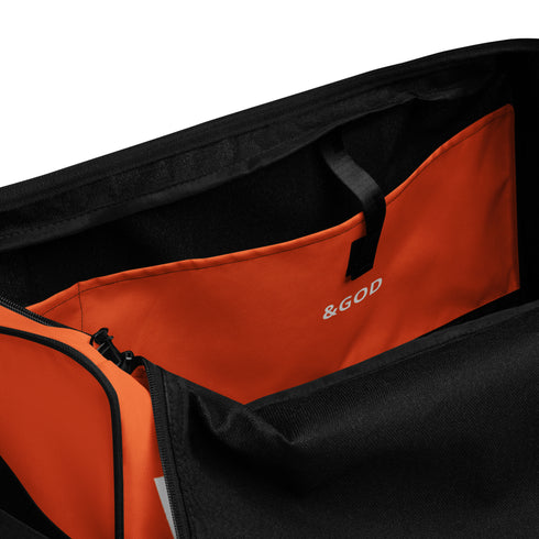 Volleyball &God Orange City Duffle Bag