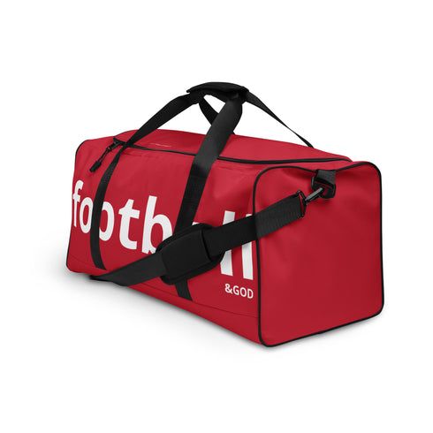 Football &God Crimson City Duffle Bag