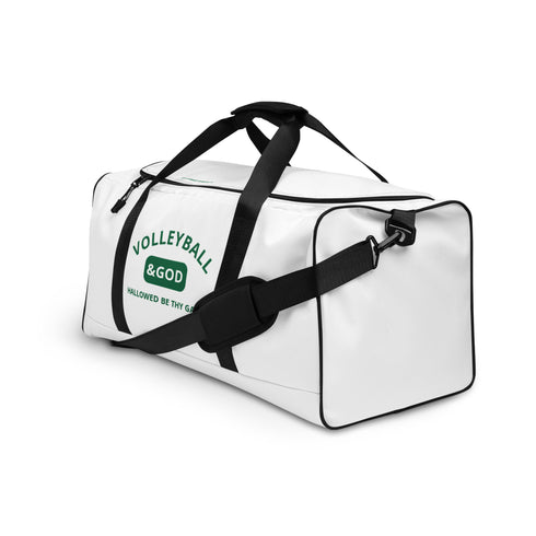 Volleyball &God Shamrock Duffle Bag