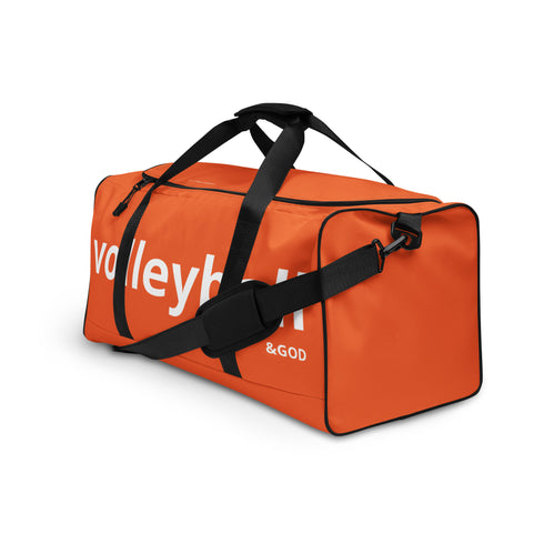 Volleyball &God Orange City Duffle Bag