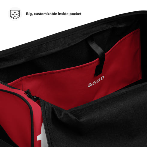 Football &God Crimson City Duffle Bag