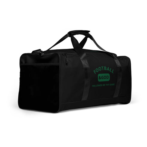 Football &God Evergreen Duffle Bag