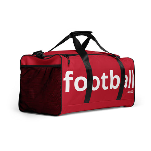 Football &God Crimson City Duffle Bag