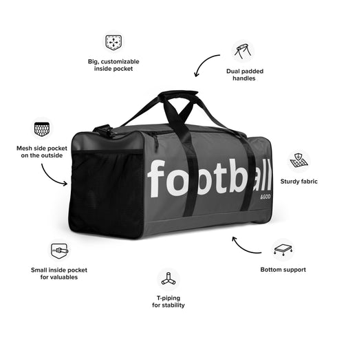 Football &God Smoke City Duffle Bag