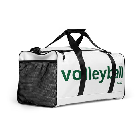 Volleyball &God Shamrock City Duffle Bag