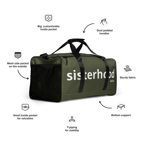 Sisterhood &God Cargo City Duffle Bag