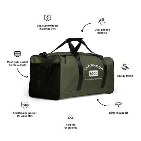 Sisterhood &God Cargo Duffle Bag