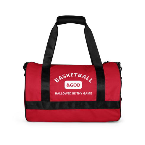 Basketball &God Crimson Gym Bag
