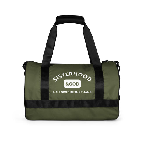 Sisterhood &God Cargo Gym Bag