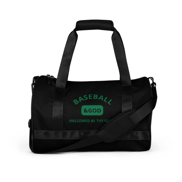 Baseball &God Evergreen Gym Bag