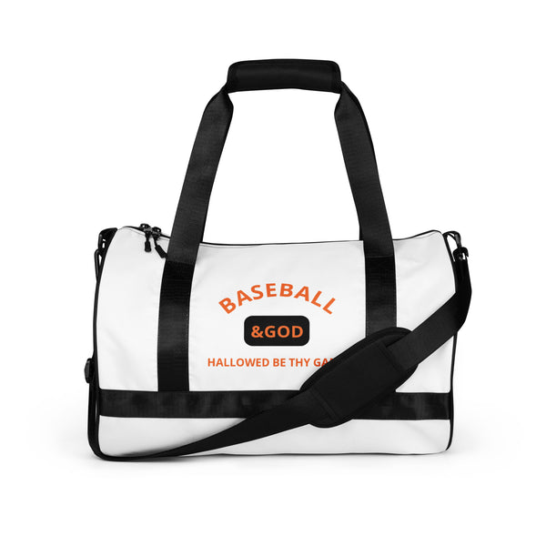 Baseball &God Outrageous Gym Bag