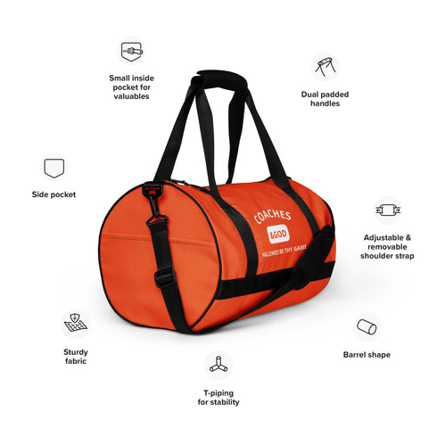 1STAR Coaches &God Orange Gym Bag