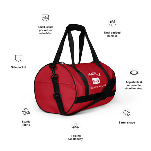 1STAR Coaches &God Crimson Gym Bag