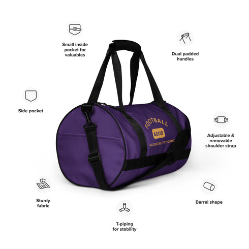 Football &God Icon Gym Bag