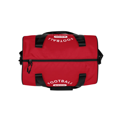 Football &God Crimson Gym Bag