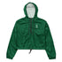 Forwards &God Vertical Evergreen Women’S Crop Windbreaker