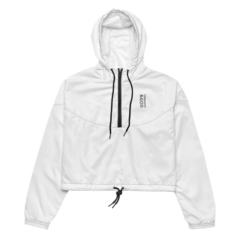 Forwards &God Vertical Smoke Women’S Crop Windbreaker