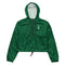 1STAR Coaches &God Vertical Evergreen Women’S Crop Windbreaker