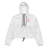 1STAR Coaches &God Vertical Orange Women’S Crop Windbreaker