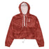 1STAR Coaches &God Vertical Rusty Women’S Crop Windbreaker